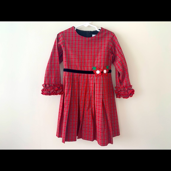 Florence Eiseman Holiday Plaid Red Dress